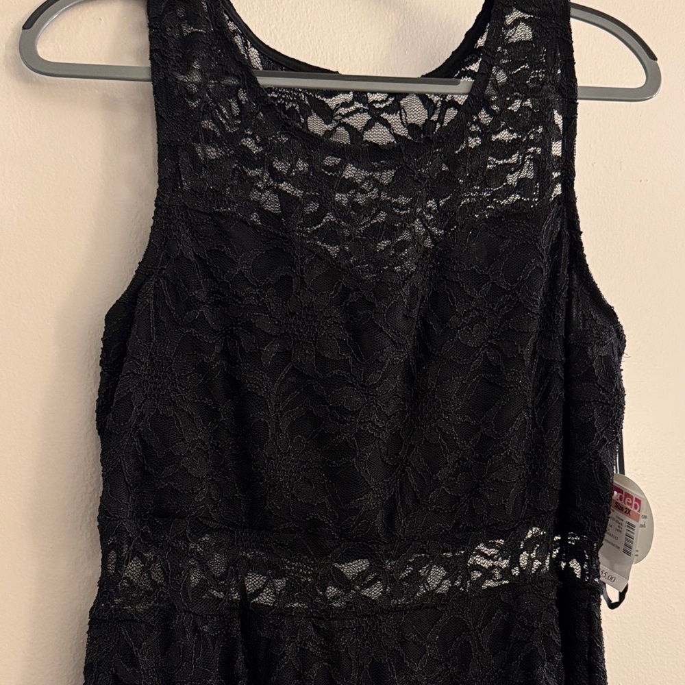 Deb Black Lace Dress